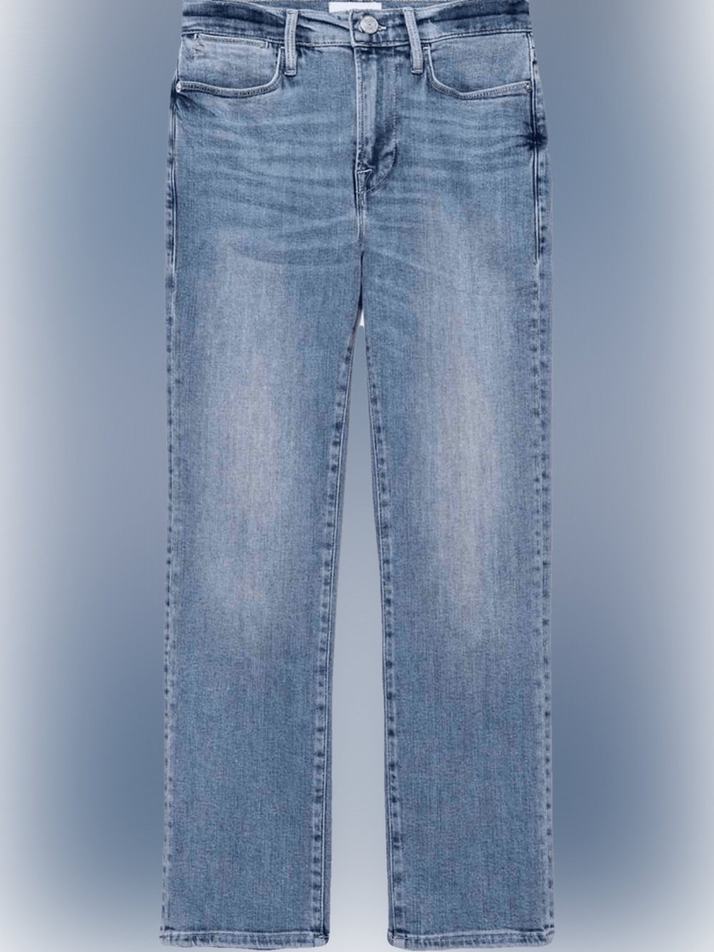 Frame Denim Women's Straight Leg Jeans in Blue